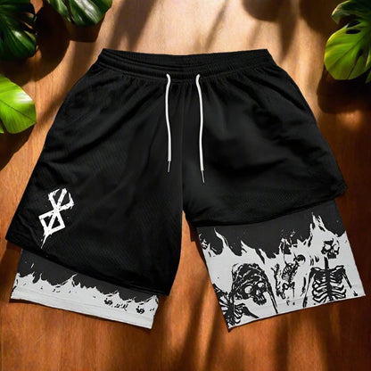 High Waist Breathable Gym Shorts