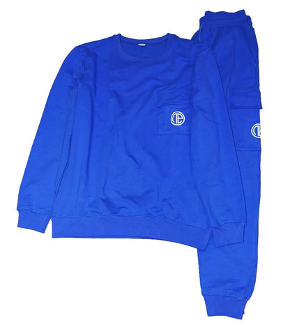 Cotton Casual Hoodie Tracksuit Set