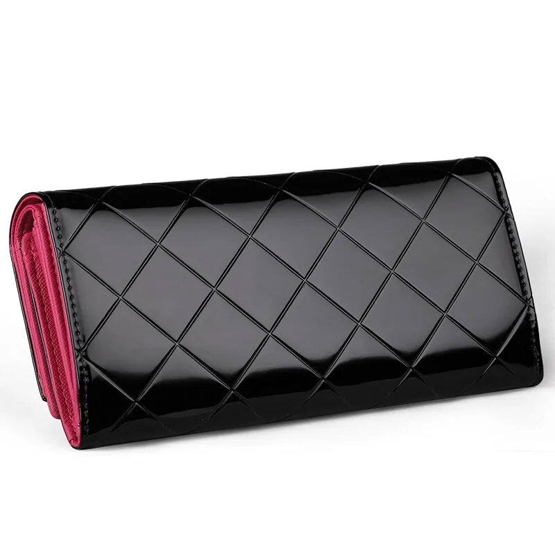 Luxury Women's Cowhide Leather Party Wallet