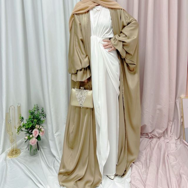 Elegant Satin Abaya