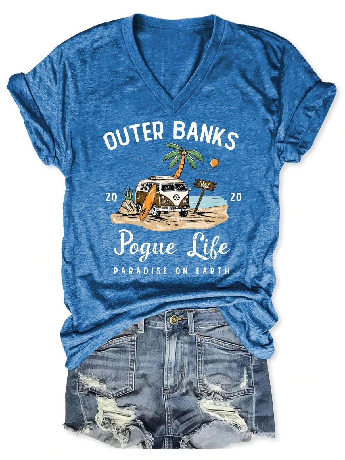 Outer Banks Pogue Life V-Neck T-Shirt