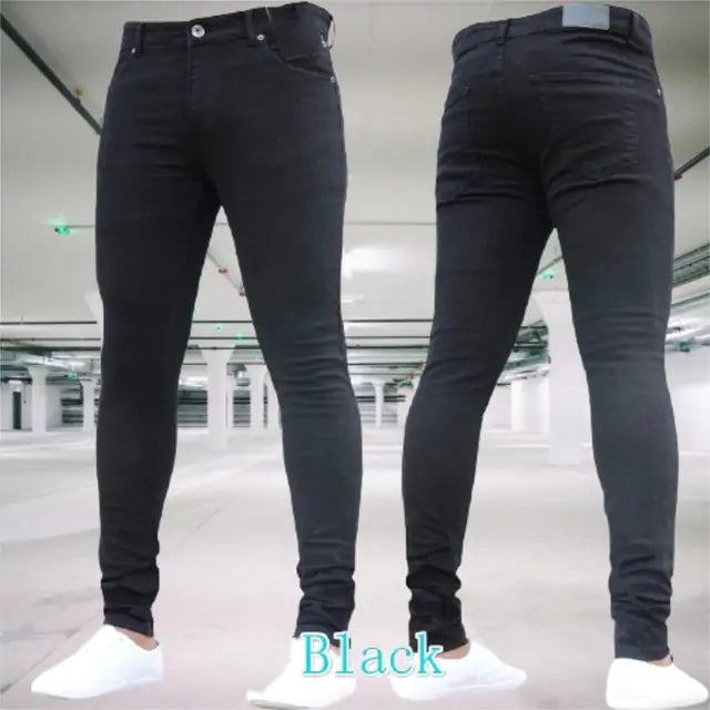 Men's Pants Retro Stretch Jeans