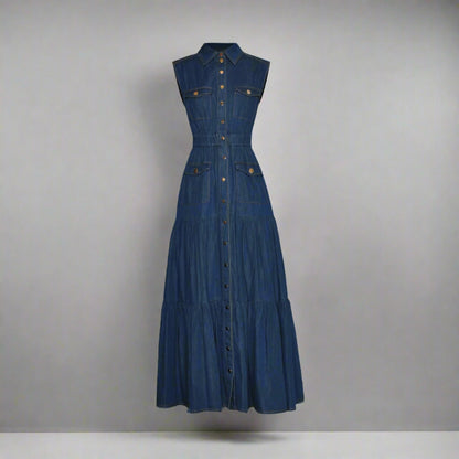 Denim Midi Dress