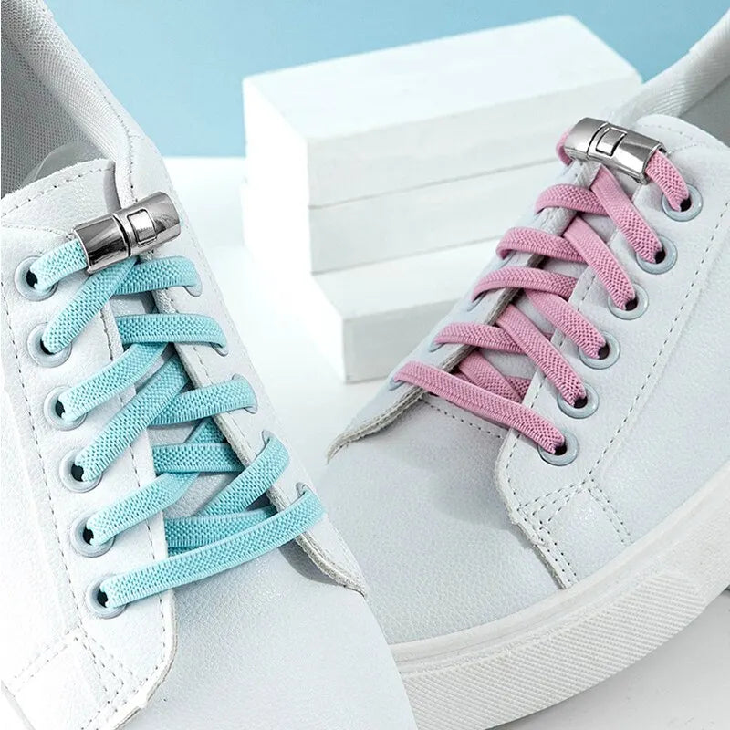 Elastic No-Tie Shoelaces for Kids and Adults