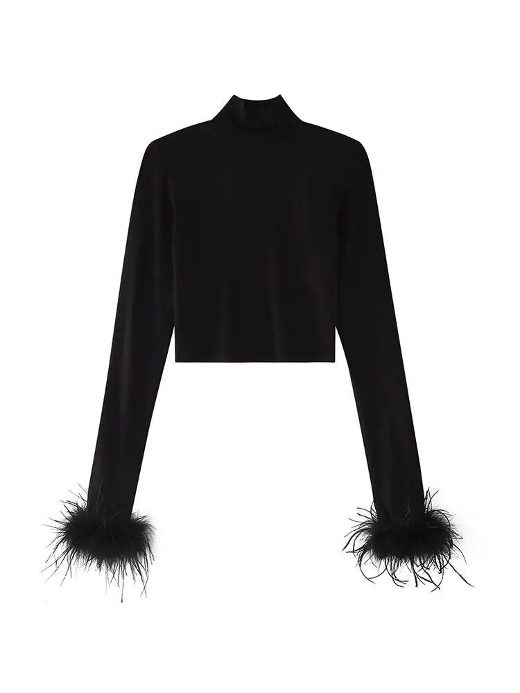 Black Turtleneck-Shirts Women