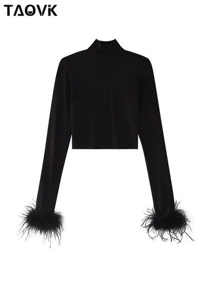 Black Turtleneck-Shirts Women