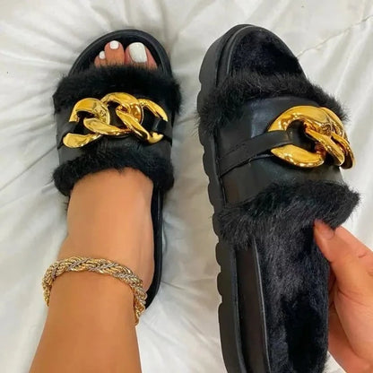 Fashion Winter Plush Slippers