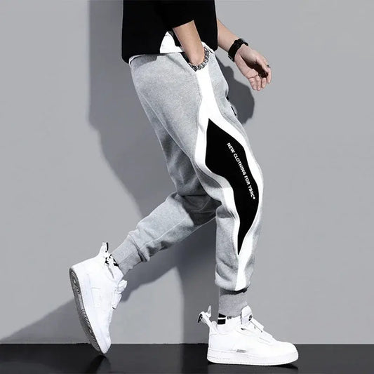 Casual Pants Fitness Tracksuit Men