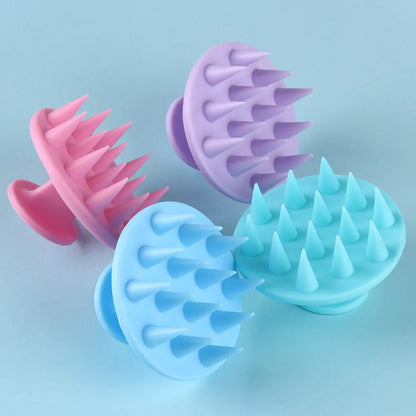 Silicone Shampoo Scalp Hair Massager Comb