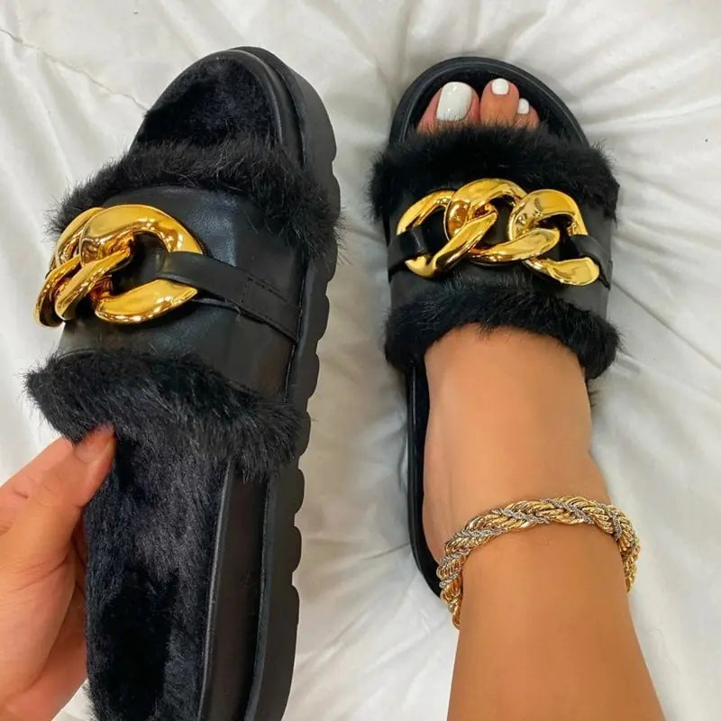 Fashion Winter Plush Slippers