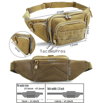 Tactical Gun Waist Bag Holster