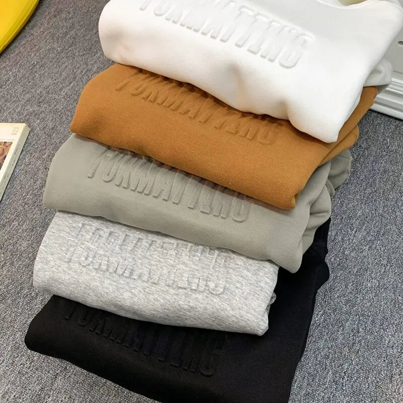 Letter Thicken Hoodies