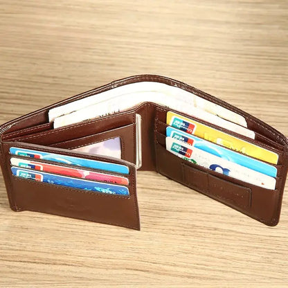 Men's Luxury Tri-Fold Wallet