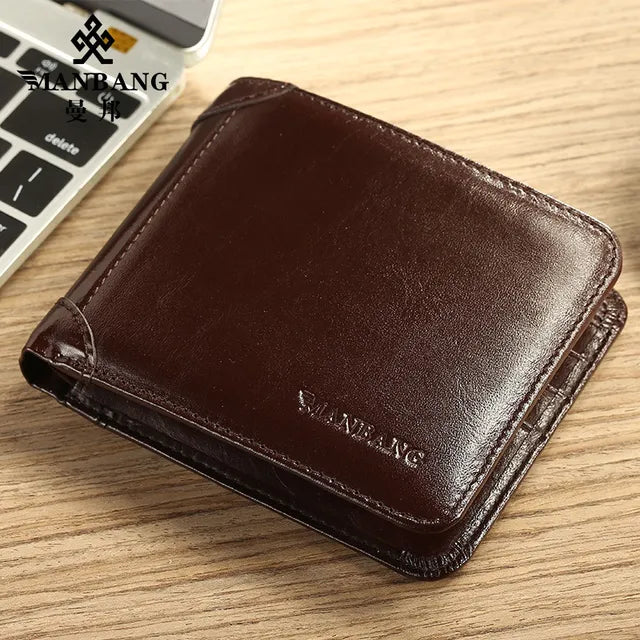 Men's Luxury Tri-Fold Wallet