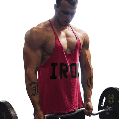 Men's Printed Gym Bodybuilding Tank Tops