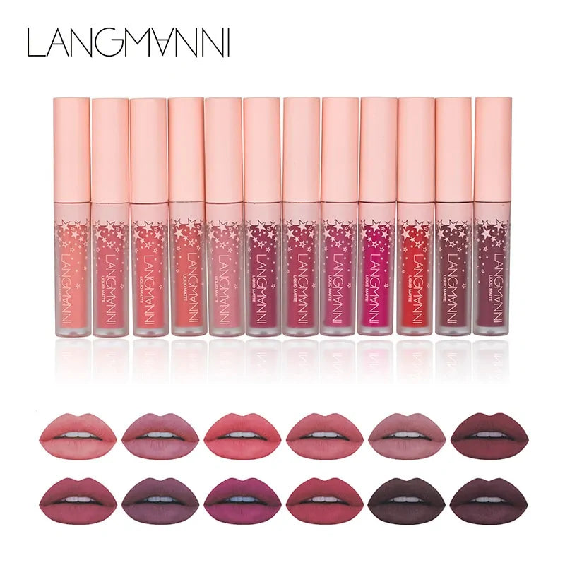 12 Piece Matte Lipstick Set