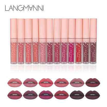 12 Piece Matte Lipstick Set