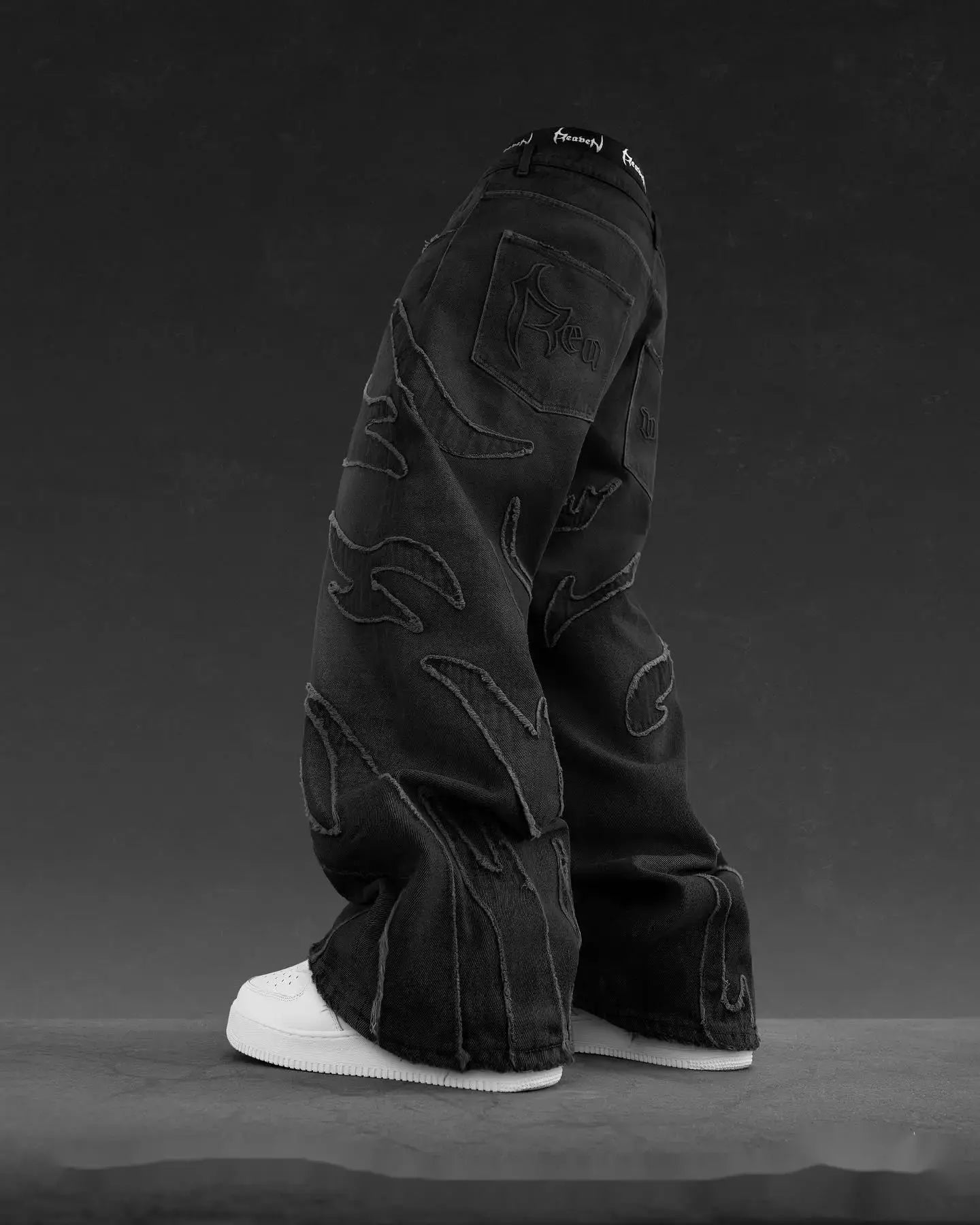 Black Baggy Jeans For Hip Hop