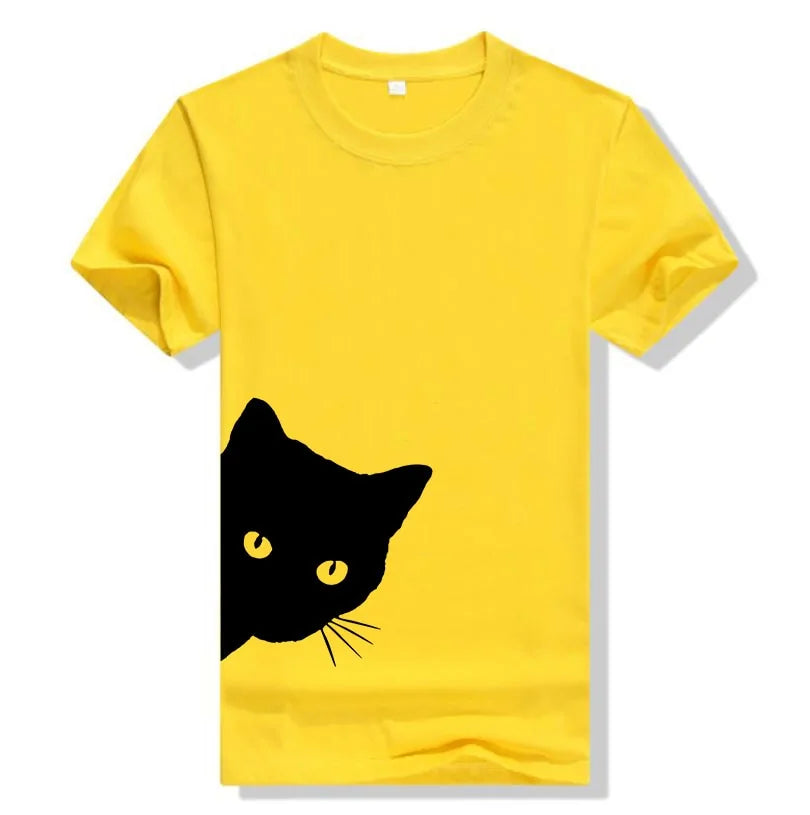 Cat Print Women's T-shirt