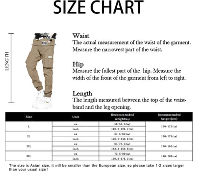 Thick Warm Fleece Cargo Pants