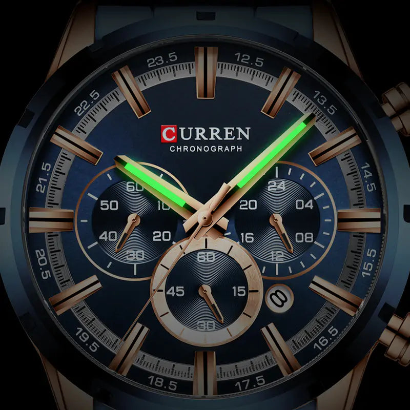 CURREN Quartz Watch Men