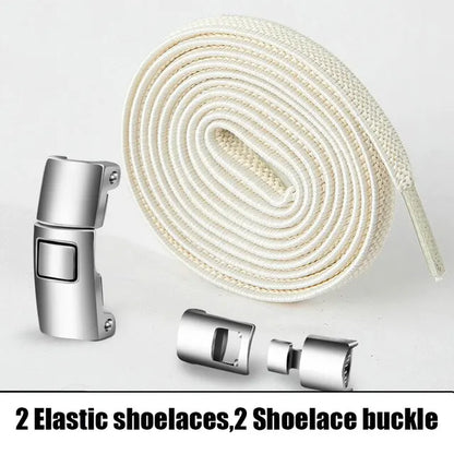 Elastic No-Tie Shoelaces for Kids and Adults