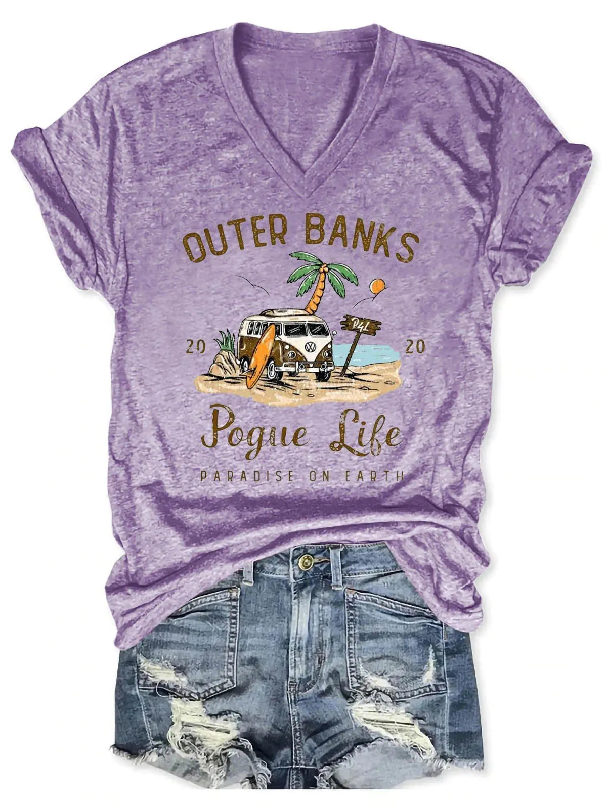 Outer Banks Pogue Life V-Neck T-Shirt