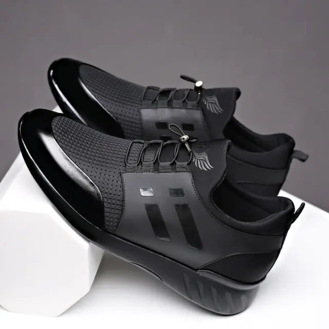 Lycra Leather Shoes Men