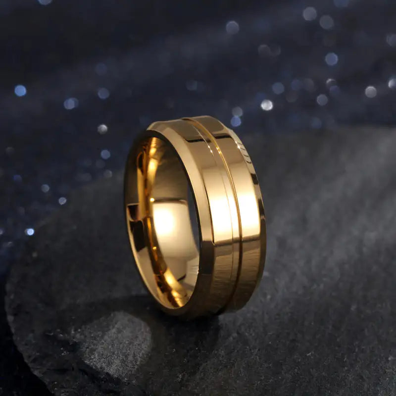 Electroplating Ring Men Wedding Band