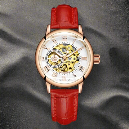 Skeleton Women Mechanical Watch