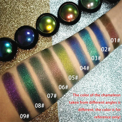 Enhance Eyes With Metallic Glittery Shadows