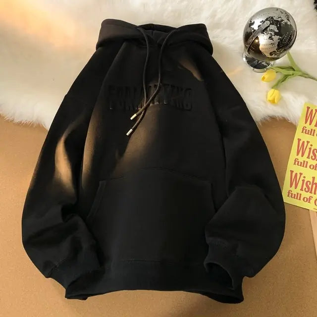 Letter Thicken Hoodies