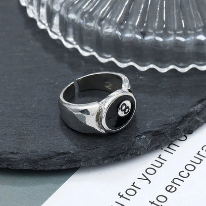 Billiards Eight Ball Ring