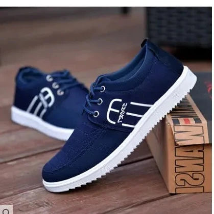 Men Canvas Shoes Trend Lace