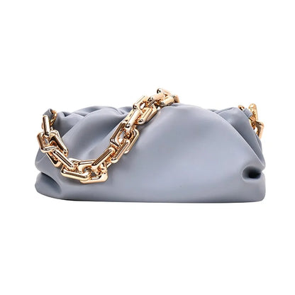 Soft Leather Cloud Shoulder Bag