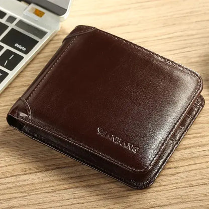 Men's Luxury Tri-Fold Wallet