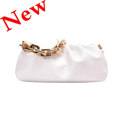 Soft Leather Cloud Shoulder Bag