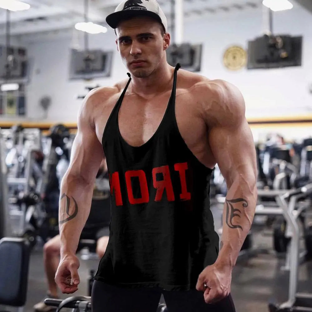 Men's Printed Gym Bodybuilding Tank Tops