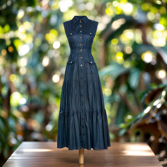 Denim Midi Dress