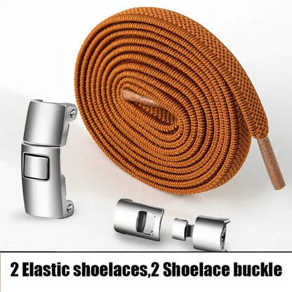 Elastic No-Tie Shoelaces for Kids and Adults