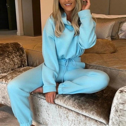 2 Pcs Sets Women Tracksuit