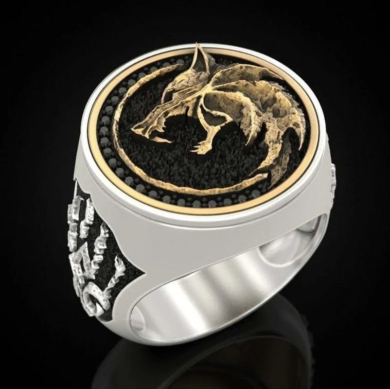 Hunter Wolf Claw Ring