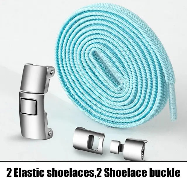 Elastic No-Tie Shoelaces for Kids and Adults