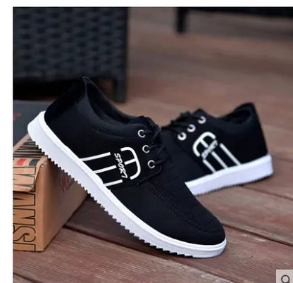 Men Canvas Shoes Trend Lace