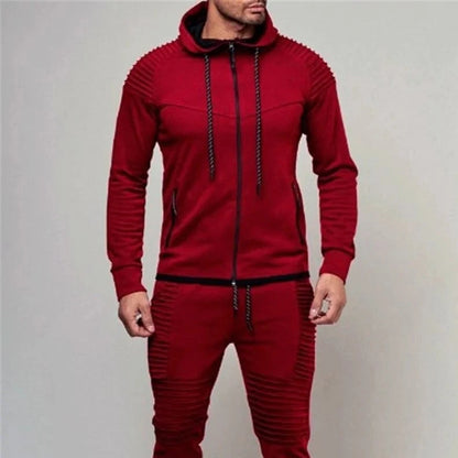 2 Pieces Autumn Running Tracksuit Men