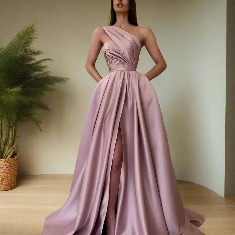 Long Skirt Evening Dress