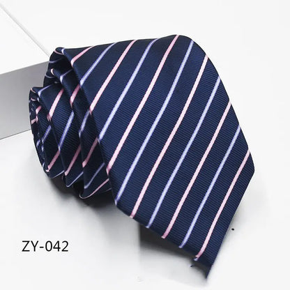 New Men's Hot Sale 1200D Striped Tie