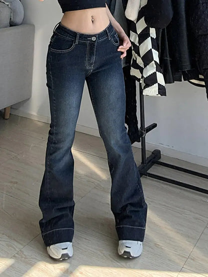 Kalevest High Street Low Rise Jeans