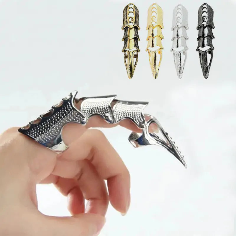 Metal Full Finger Claw Rings