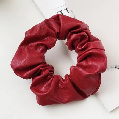 PU leather Hair Tie Ring